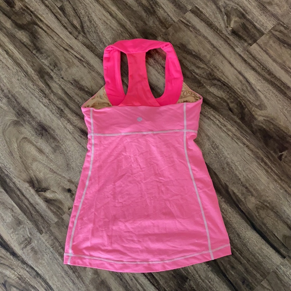 Hot pink lululemon scoop neck - Picture 6 of 13